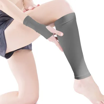 1 пара защитных накладок для ног, компрессионные накладки для икр, женские Мужские накладки для голени, футбольные, баскетбольные, волейбольные накладки для тонких ног