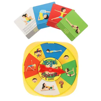 1 комплект развивающих игрушек Family Spin, позы для йоги, настольная игра, спортивная карточная игра, детская площадка, упражнения для обучения родителей и детей 19