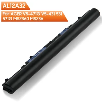 Оригинальная Сменная Батарея для ноутбука AL12A32 Для ACER Aspire V5-471 V5-431 V5-531 V5-571 V5-431G/P V5-471G/P V5-531G/P V5-571G/P