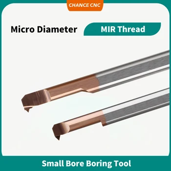 MIR Малокалиберный расточный инструмент для фрезерования внутренней резьбы MIR зуборез A55 A60 градусов со встроенной твердосплавной резьбой с ЧПУ