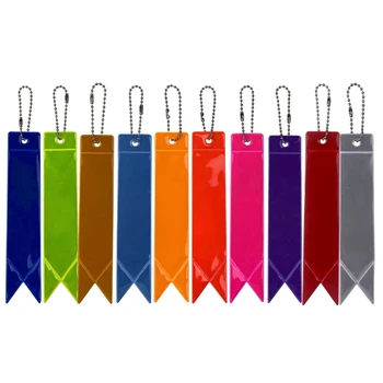Красочный брелок-отражатель, используемый для сумок, детских колясок, одежды для инвалидных колясок D7WD 8