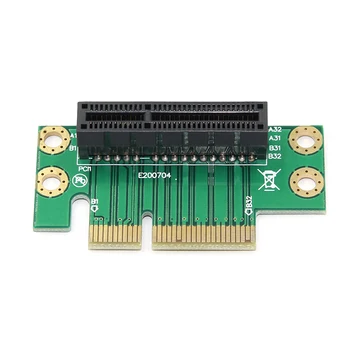 PCI-Express 4X Riser Card 90-Градусный Адаптер с Левым углом наклона, Компьютерный Серверный Разъем PCIe Высотой 1U, PCI-E 4X Повышенной защиты 3