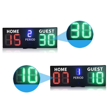 Цифровое электрическое табло с 5-уровневой яркостью 5 В/2А Для занятий в помещении теннисом, баскетболом, бильярдом Практично 15