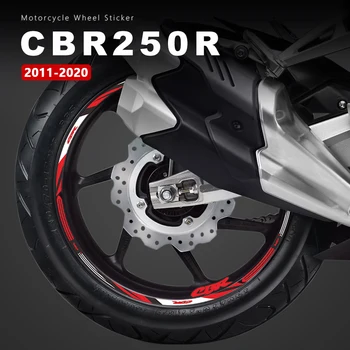 Наклейка на Колесо Мотоцикла Водонепроницаемая Полоса на Ободе для Honda CBR250R Аксессуары CBR250RR CBR 250R 250 R 2011-2022 2021 Наклейки 19