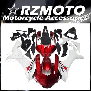 4 Подарка Новый Комплект Обтекателей для мотоциклов ABS, Пригодный Для YAMAHA YZF-R1 2015 2016 2017 2018 15 16 17 18 Кузов Белый Красный 24