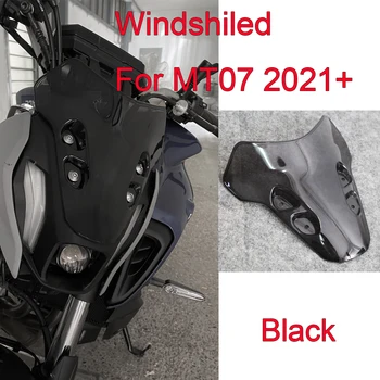 Аксессуары для мотоциклов Дефлектор воздуха ветрового стекла для Yamaha MT-07 MT07 MT 07 mt07 2021 2022 Черный 19