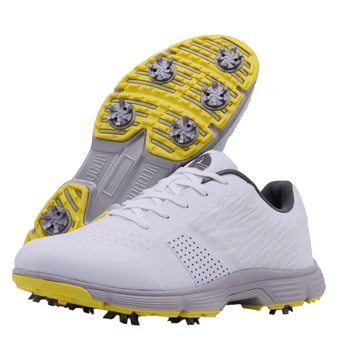 Большой размер 39-49 Мужская профессиональная обувь для гольфа, спортивная обувь для тренировок, дышащие мужские кроссовки для гольфа с шипами, гвозди, кроссовки для гольфа 24