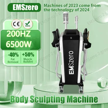 EMSZERO 6500W Sculpting Butt Lift Machine 2 в 1 Body Sculpt Machine RF Роликовый Миостимулятор Для Коррекции Фигуры Массажное Оборудование 13