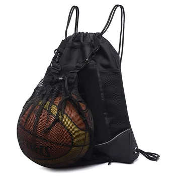 Портативный Баскетбольный рюкзак с завязками, сетчатая сумка для футбола, сумки для хранения волейбольных мячей, Спорт на открытом воздухе, Путешествия, Тренажерный зал, Йога 20