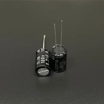 10шт/50шт Алюминиевый Электролитический конденсатор серии RM CD71A 8,2 МКФ 100V 12.5X20mm 100V8.2UF 18