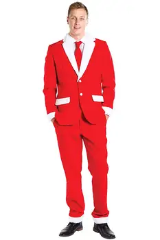 Классические мужские костюмы, красный пиджак и брюки для свадьбы, костюмы на заказ, одежда для вечеринок, комплекты мужских костюмов, Рождественский блейзер, брюки