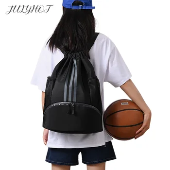Карманный баскетбольный карман для ставок, вместительный мужской и женский спортивный простой легкий рюкзак для путешествий. 18
