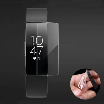 5шт Мягкая Прозрачная Защитная Пленка TPU Guard Для Fitbit Inspire/Inspire HR Браслет Smart Wristband Полноэкранная Защитная Крышка