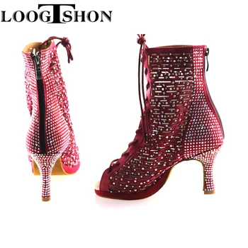 Loogtshon salsa dance shoes женская обувь для латиноамериканских танцев с попой женская обувь для женщин Красивая и удобная обувь для женщин 2022 23