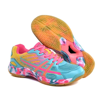 2023 Новая Мужская обувь для бадминтона, обувь для настольного тенниса для родителей и детей, Женские теннисные кроссовки, легкая волейбольная обувь 25