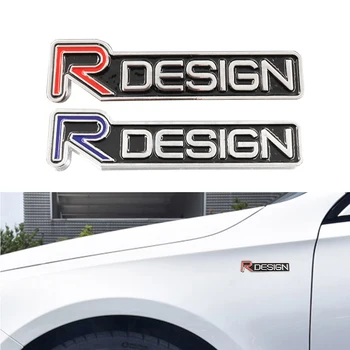 Эмблема корпуса с надписью R DESIGN, водонепроницаемый и прочный, подходит для автомобилей Volvo 13