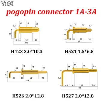1 шт. Сильноточный Гибочный наперсток Подпружиненный Pogo-контактный разъем Питания Сильноточный Аккумуляторный разъем для зарядки коллектора POGOPIN 12