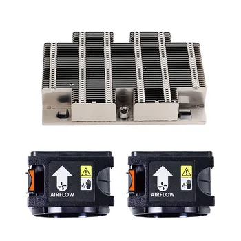 НОВЫЙ для Poweredge R740 Серверный Кулер Для охлаждения процессора Комплект Вентиляторов Радиатора CN-0C6R9H Вентилятор охлаждения CN-0N5T36 C6R9H N5T36 4