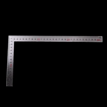 Метрическая линейка из нержавеющей стали 150 x 300 мм с углом наклона 90 градусов, квадратная линейка Mitre 11