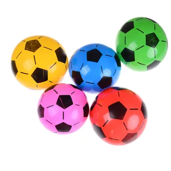 1ШТ Надувной футбольный мяч из ПВХ для детей, игрушка для спортивного мяча на пляже у бассейна 21
