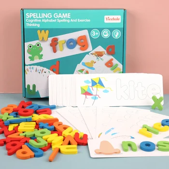 Набор карточек для изучения букв алфавита, игра для практики написания слов, игрушка, английские буквы, карточки для написания слов, игрушки для слов 12