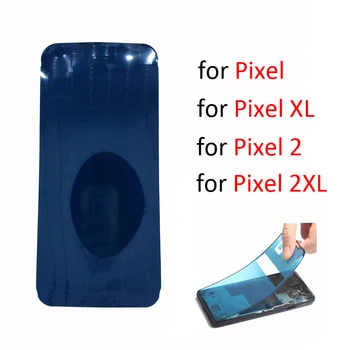 Для Google Pixel XL 2 XL 2XL Оригинальный корпус телефона ЖК-дисплей с предварительно вырезанной средней рамкой, водонепроницаемая клейкая наклейка