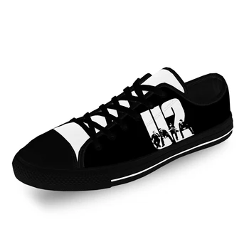 U2 Кроссовки С Низким Берцем музыкальная Рок-группа Мужская Женская Подростковая Повседневная Обувь Парусиновые Кроссовки Для бега С 3D Принтом Дышащая Легкая обувь 10