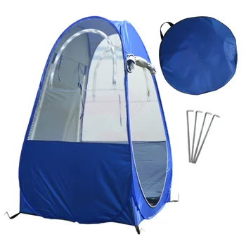 Спортивный навес для кемпинга на открытом воздухе из ПВХ, зимний портативный Ветрозащитный Легкий пляжный дождевик, палатка для подледной рыбалки. 17