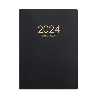 Блокнот для планирования на 2024 год, календарь, утолщенный блокнот для ежедневного планирования, еженедельный блокнот, Офисные школьные принадлежности, долговечный 25