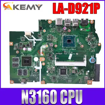 Для ноутбука ACER Aspire ES1-532 Материнская плата с процессором N3160 920MX Материнская плата NBGHC11001 NB.GHC11.001 B5V1L LA-D921P 100% протестирована 3