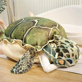 Костюм Lchiji для взрослых и детей в виде панциря черепахи большого размера, Креативные Носимые Мягкие подушки в виде черепахи, плюшевый косплей для вечеринки