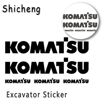 Для экскаватора KOMATSU XXXL Наклейка для экскаватора 5 штук наклеек Внешние Аксессуары 19