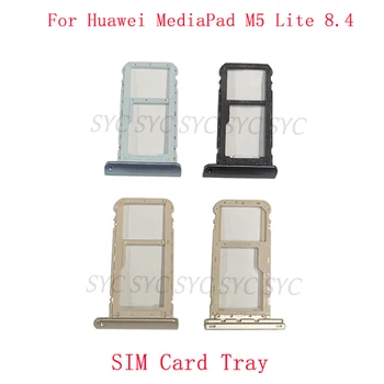 Лоток для SIM-карт Держатель слота для SIM-карт для Huawei MediaPad M5 Lite 8.4 Память microSD Лоток для sim-карт Запасные части 4