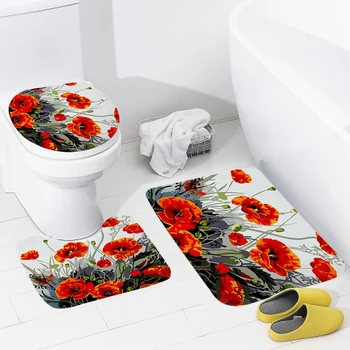 домашние коврики для ванной комнаты Современный коврик для ног в скандинавском стиле современные аксессуары для ванной комнаты коврик для унитаза противоскользящий ковер для ванны 1