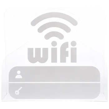 Настольная акриловая вывеска Wi-Fi, акриловая подставка для напоминания пароля Wi-Fi, настольная вывеска для магазина 5