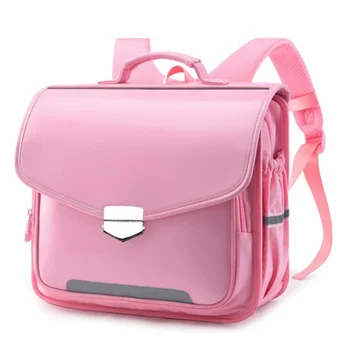 Японские школьные сумки, рюкзак для начальной школы для девочек и мальчиков, водонепроницаемая сумка для книг из искусственной кожи на день рождения, новинка 2023 года выпуска 18