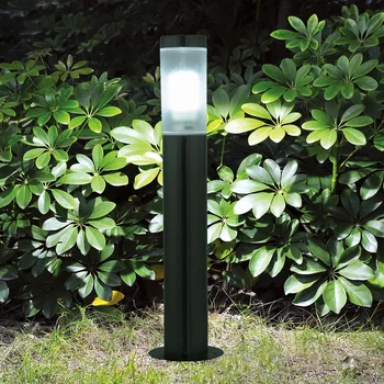ZMJUJA Светодиодные садовые ландшафтные светильники Газонная лампа из нержавеющей стали 600 мм E27 Лампа Для украшения дворовой дорожки IP65 15