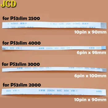 JCD 2 шт 6pin 10pin Ленточный гибкий кабель для PS3 slim для зарядки контроллера печатной платы и гибкого кабеля выключателя питания 12