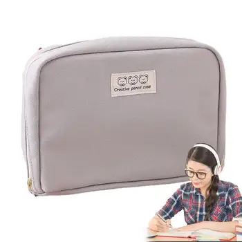 Симпатичный чехол для карандашей, пенал большой емкости, сумка для ручек, сумка для ручек, многослойная Удобная сумка для ручек, резиновая 4