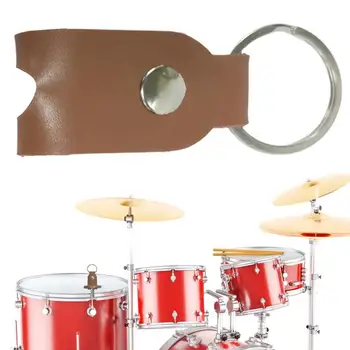 Чехол для ключей от ударной установки, прочный чехол для ключей для настройки барабана с кольцом для ключей Для настройки большинства барабанов, аксессуар