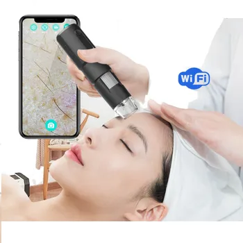 Беспроводной цифровой Wi-Fi микроскоп детектор кожи инструмент для красоты волос анализатор кожи головы детектор 1000X Wi-Fi микроскоп