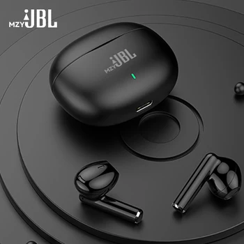 MZYJBL Мини Беспроводные наушники Bluetooth 5.3 Наушники-вкладыши с шумоподавлением TWS Игровые водонепроницаемые наушники с микрофоном Гарнитура 22