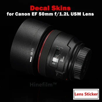 для Canon EF50 F1.2 Наклейка на объектив Skin 50 1.2 Защита от Царапин Оберточная Бумага Чехол для Canon EF 50mm f/1.2 L USM Наклейка На Объектив Пленка 19
