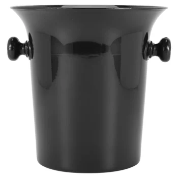 Винная сливная Черная пластиковая винная плевательница - стандартного размера с черной воронкой, ведерко для шампанского 6