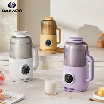Мини-блендер DAEWOO для приготовления соевого молока, 800 мл, 1200 мл, бытовая машина для приготовления соевого молока без фильтра, миксер для домашнего использования 25
