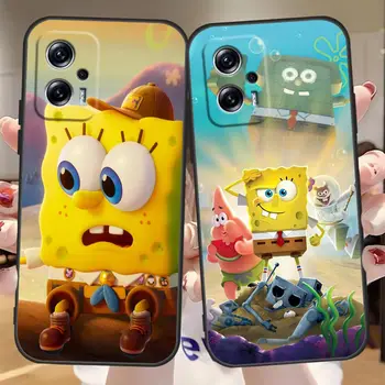 Чехол для телефона S-SpongeBob S-SquarePants Movie Для Redmi Note 12 11 10 9T 9S 9 8T 8 7 6 A1 GO Pro prime 5G 4G Case Funda Shell 7