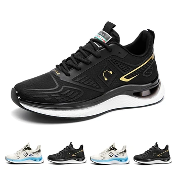 Высококачественные мужские кроссовки для бега, уличная дышащая спортивная обувь для фитнеса, противоскользящая амортизация, ультралегкие мужские кроссовки, кроссовки