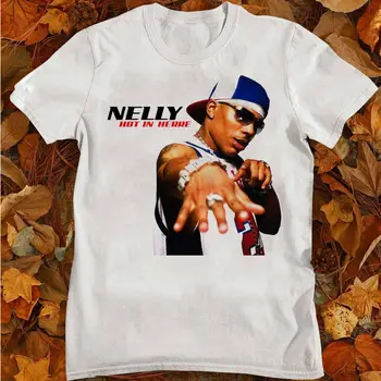 Новая хлопковая мужская рубашка Nelly Rap S-235XL 2D519 с длинными рукавами 6