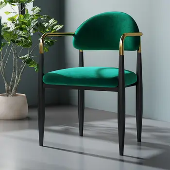 Скандинавский современный минималистичный легкий роскошный обеденный стул с домашней спинкой; обеденный стол и стул для итальянского ресторана; Сетчатое красное кресло muebles 16