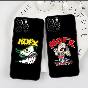 Чехол для телефона Nofx для Iphone 15 13 Pro Max 14 Mini 11 12 Xr Xs 6 7 8 Plus, роскошная силиконовая мягкая задняя крышка 3